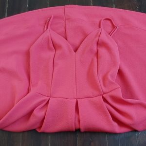 Hot pink dress